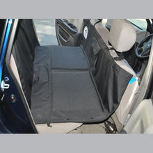 Load image into Gallery viewer, black car seat cover for dogs for sedan