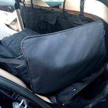 Load image into Gallery viewer, black car seat protector for dogs for sedan with door panels