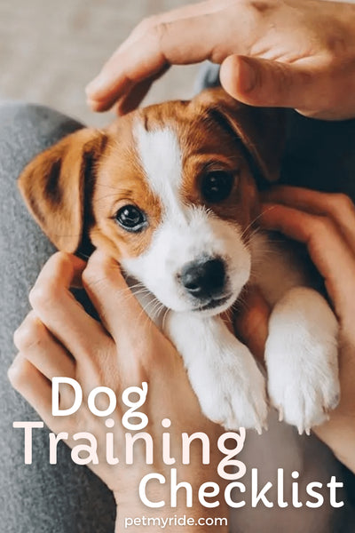 Dog Training Checklist - Towards Molding a Cultured Pet