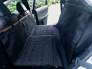 black car seat cover for dogs for suv with sign petmyride